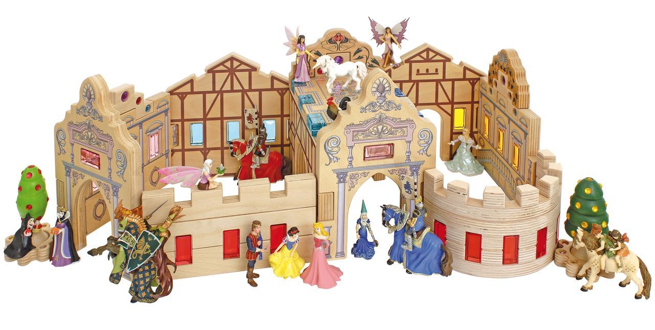 Bauernhof Set mit Holzkiste 6 tlg.