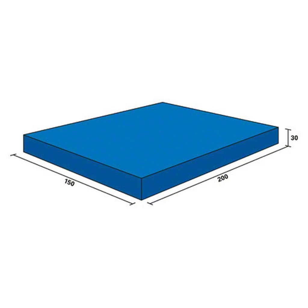 Weichboden Standard blau 200 x 150 x 30 cm