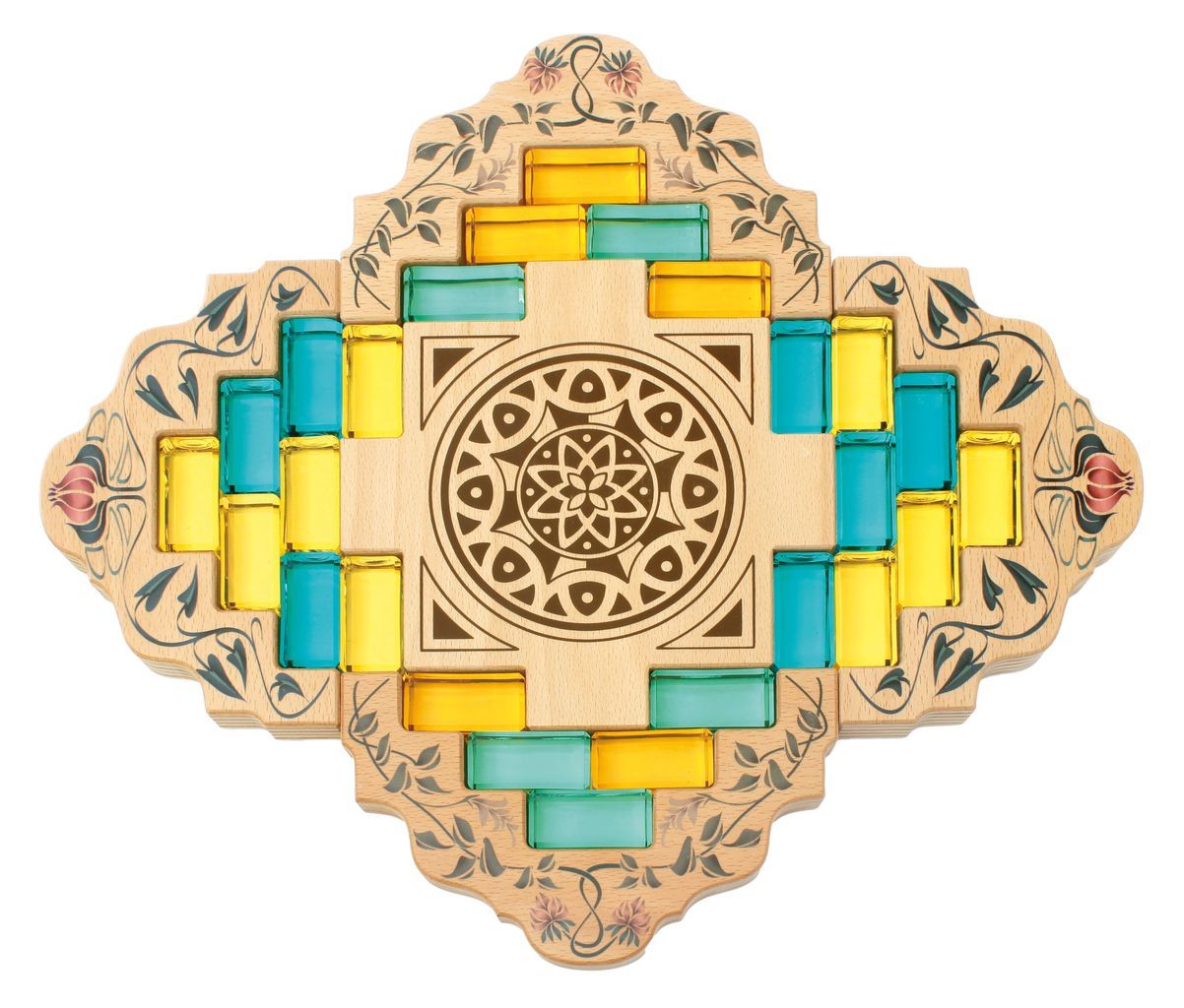 Barock Kuppel Set mit Holzkiste 8 tlg.