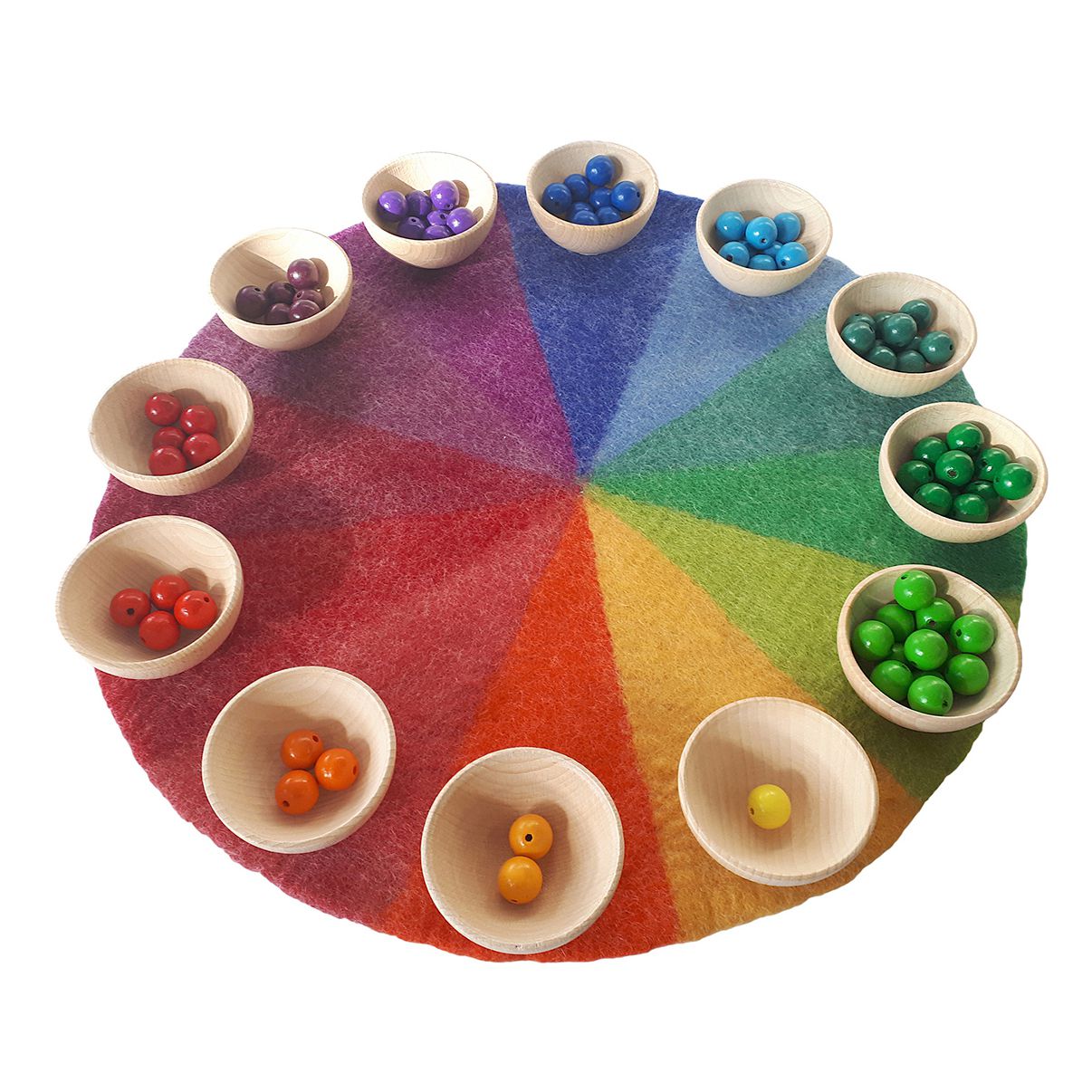 Holzschälchen, 6-tlg.