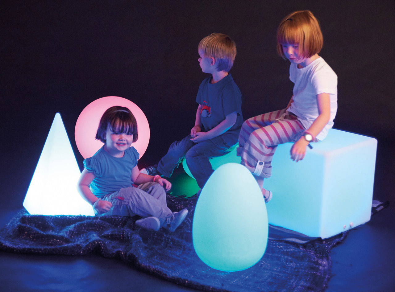 Sensorik Leucht Pyramide