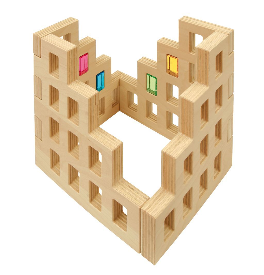 Skyline Set mit Holzkiste 4 tlg.