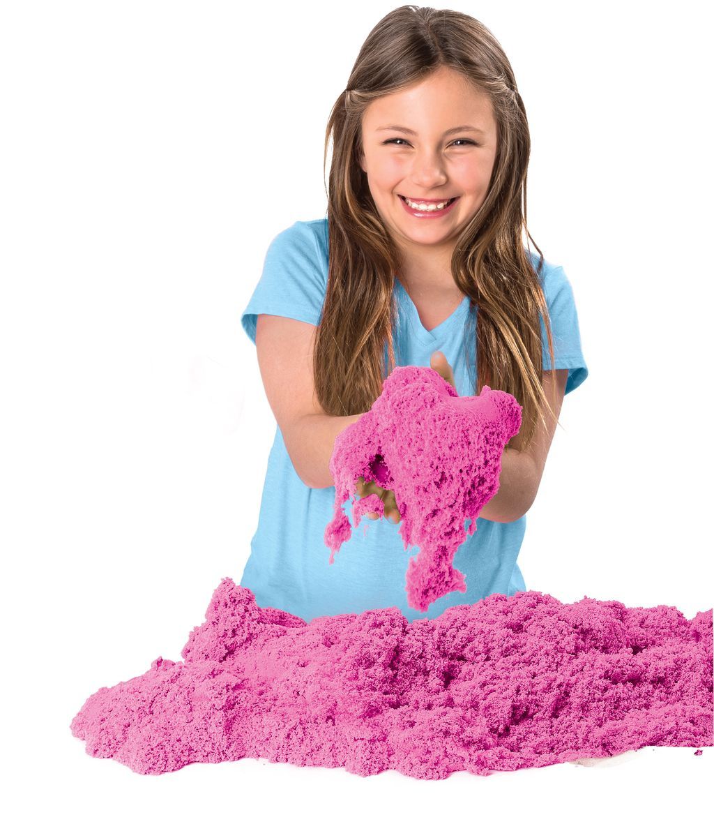 Kinetic Sand 3kg, je 1 kg blau, pink, grün