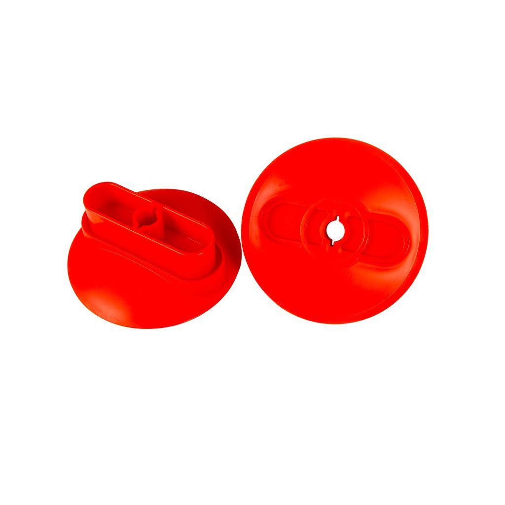 Winther Abdeckung rot klein / 2er Set