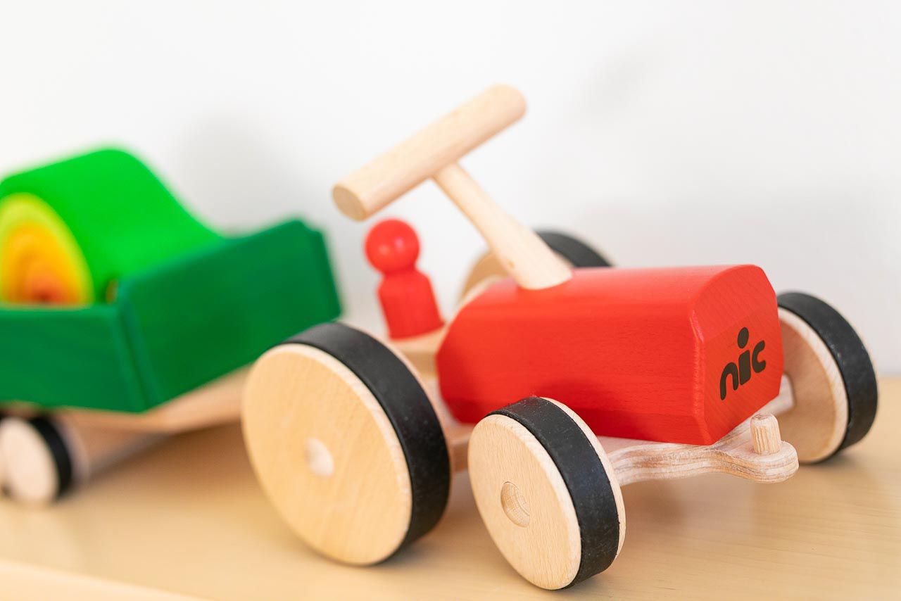 Creamobile Traktor rot