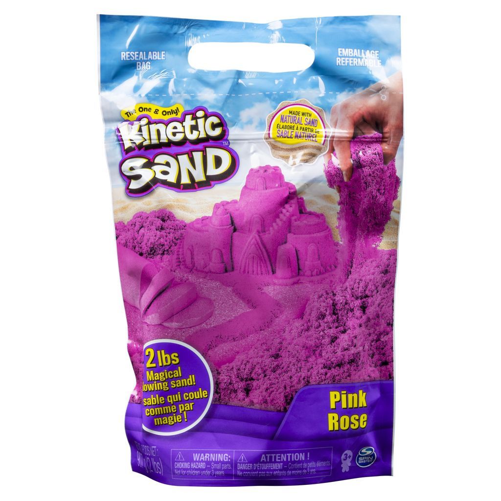 Kinetic Sand 3kg, je 1 kg blau, pink, grün