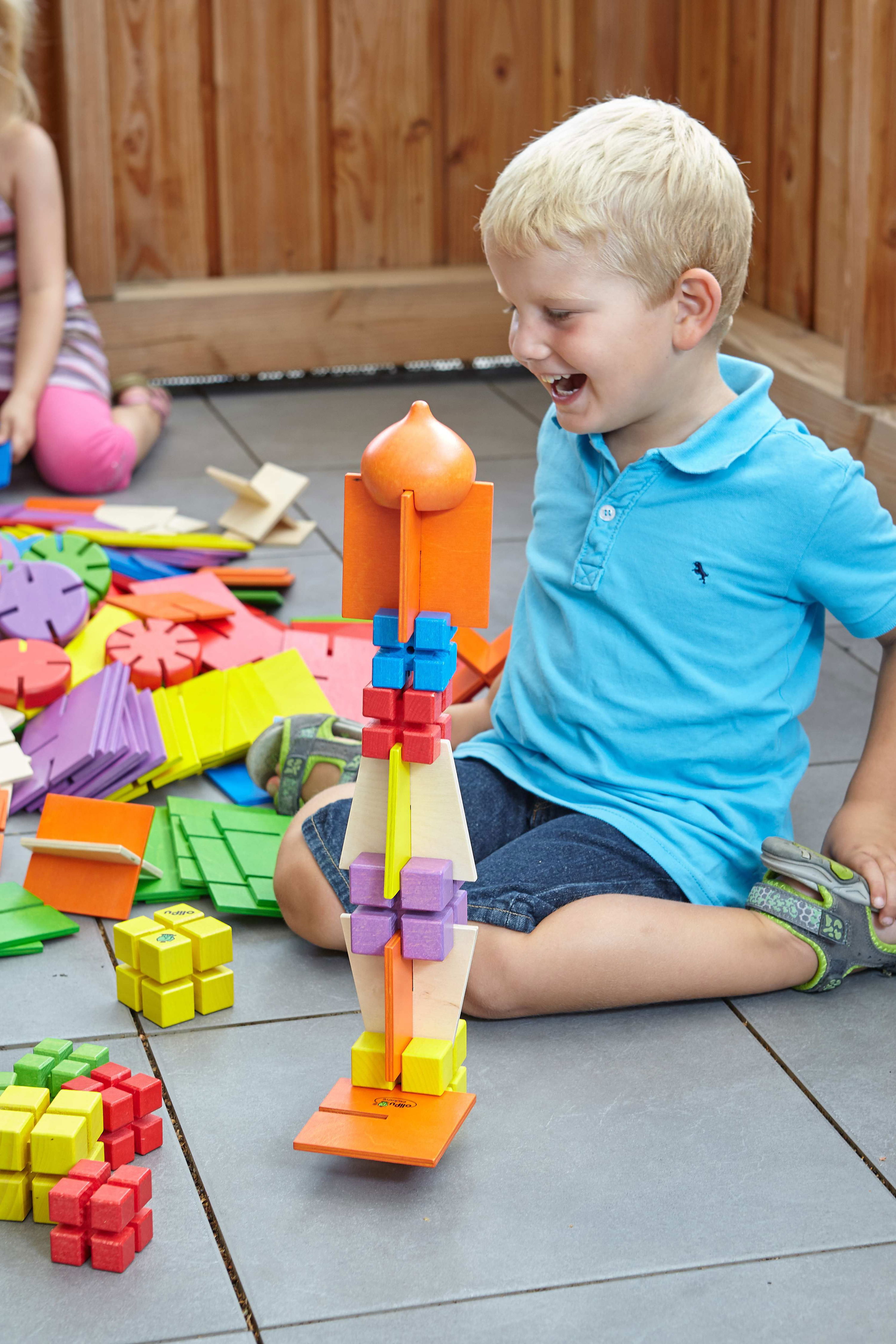 Bau Dir Was Kontruktionswürfel, groß & mittel,bunt, 30er-Pack