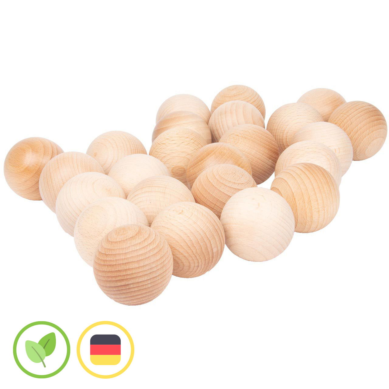 KuKo 5er-Kugel, natur, 24er-Pack