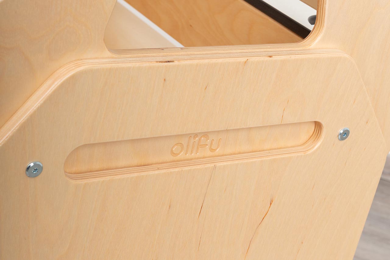 olifu creative Staffelei mit Wagen, doppelseitig für 2 Kinder