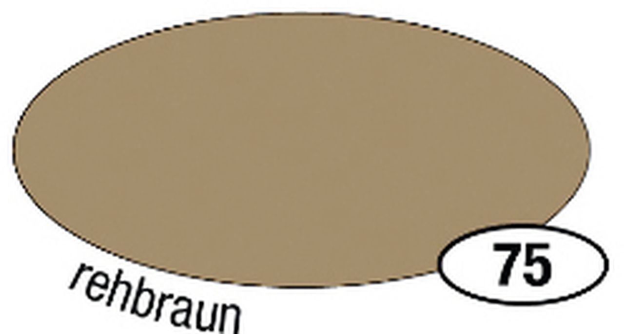 Tonpapier 130g einfarbig, 25 Bg. rehbraun