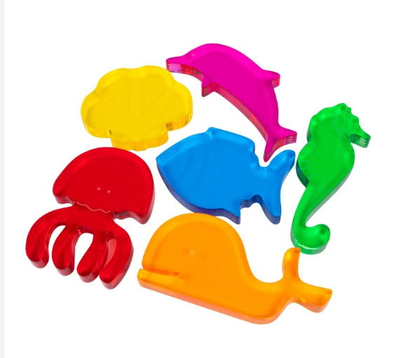 Acryl Meerestiere 6er-Set