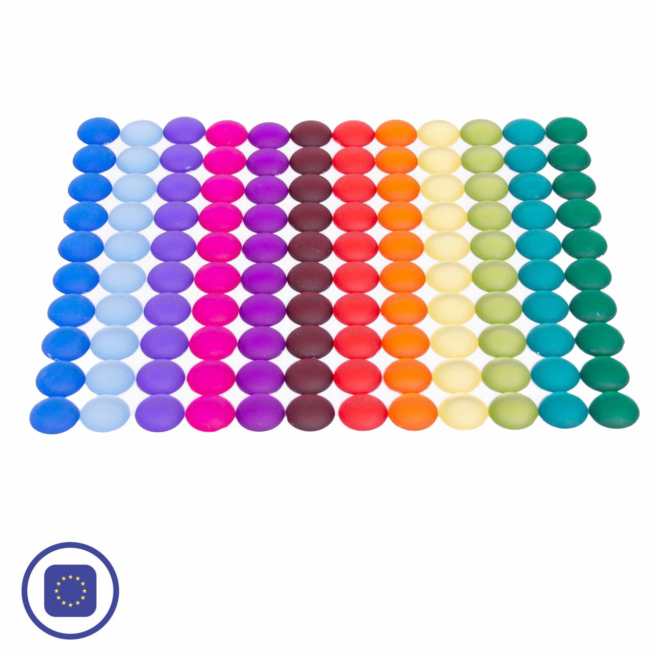 Funkelsteine für Farbenkreis matt 120 tlg.