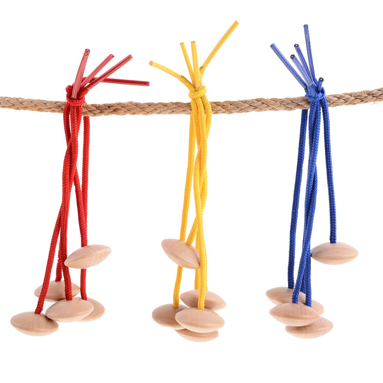Fädelschnüre, U3, 22 cm, bunt, 15er-Pack