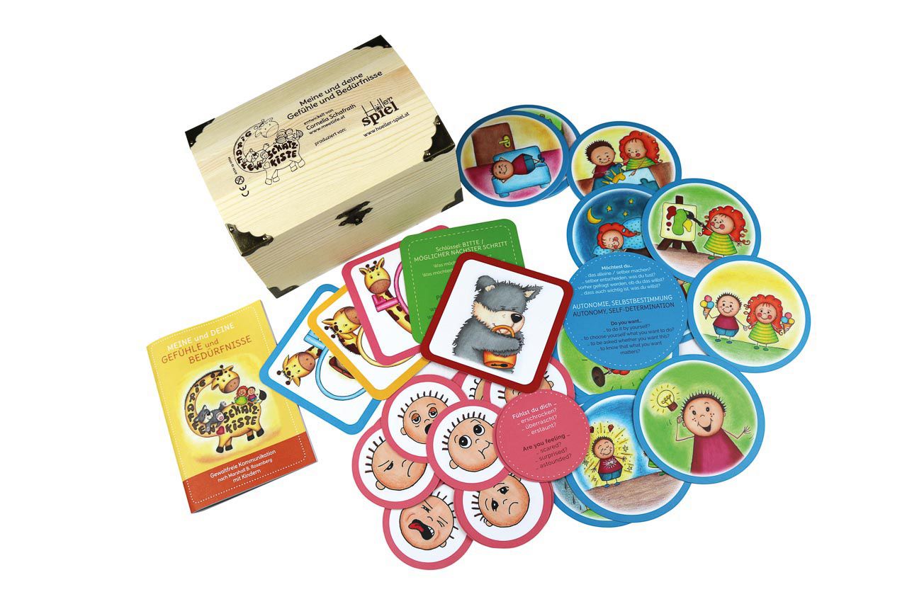 Giraffen Schatzkiste der Gefühle und Bedürfnisse