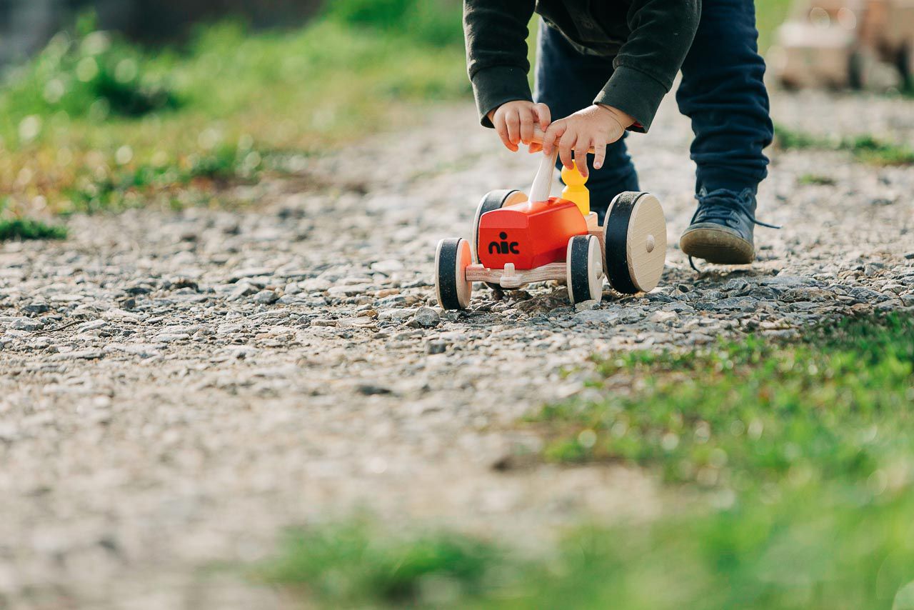 Creamobile Traktor rot