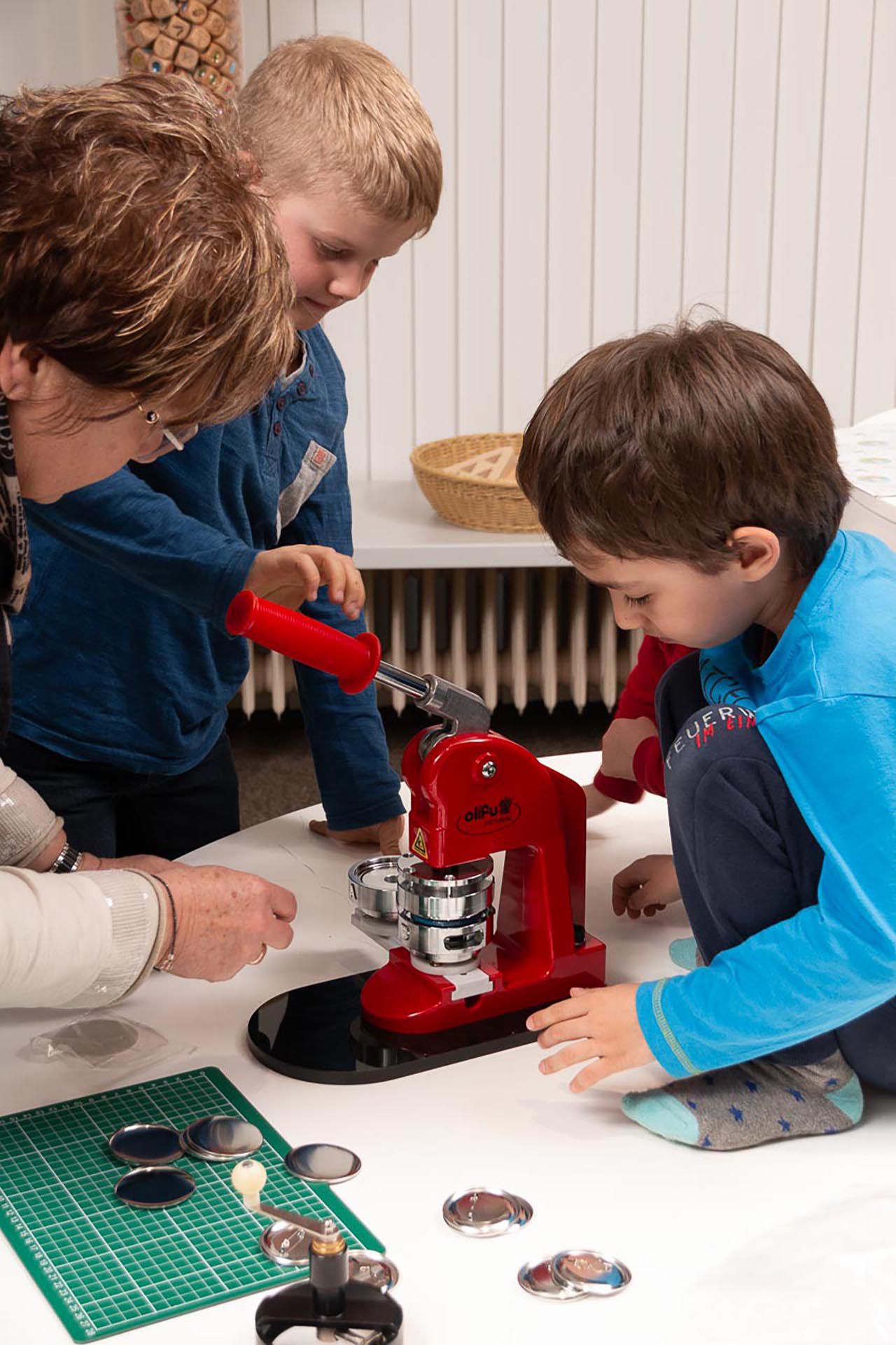 Stanzbuttonmaschine Basic ohne Einsatz