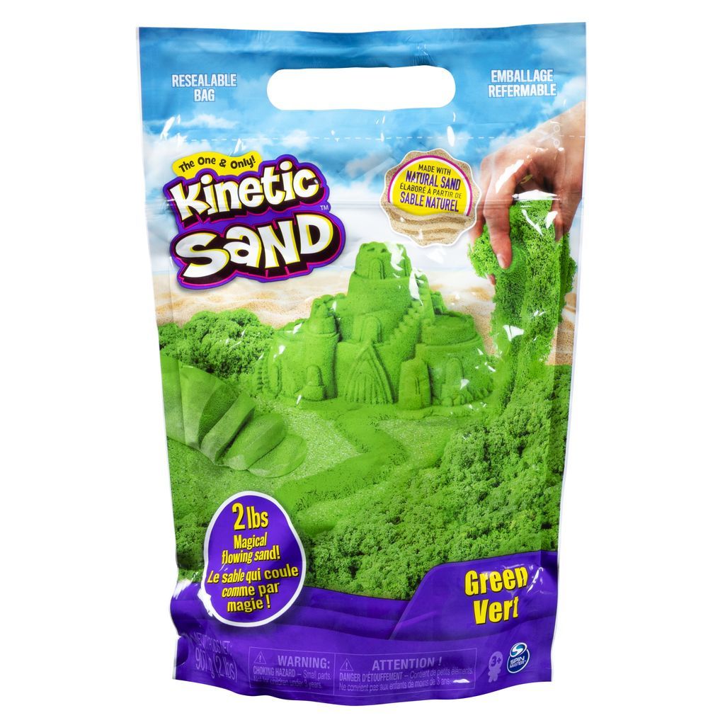 Kinetic Sand 3kg, je 1 kg blau, pink, grün