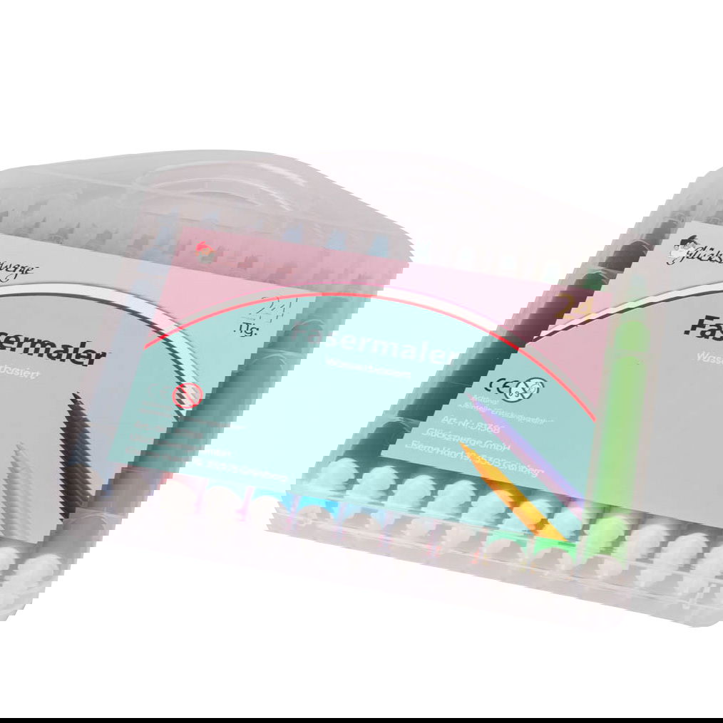 Fasermaler 24 tlg, 24 verschiedene Farben