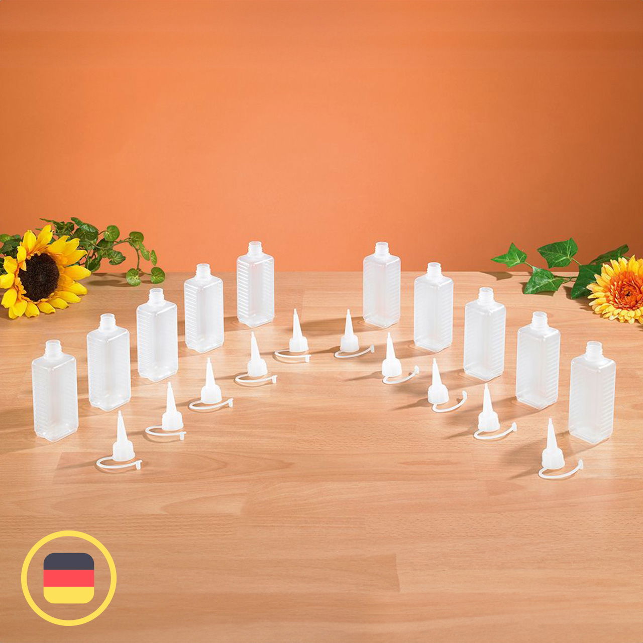 Arbeitsfläschchen leer, 10er-Pack