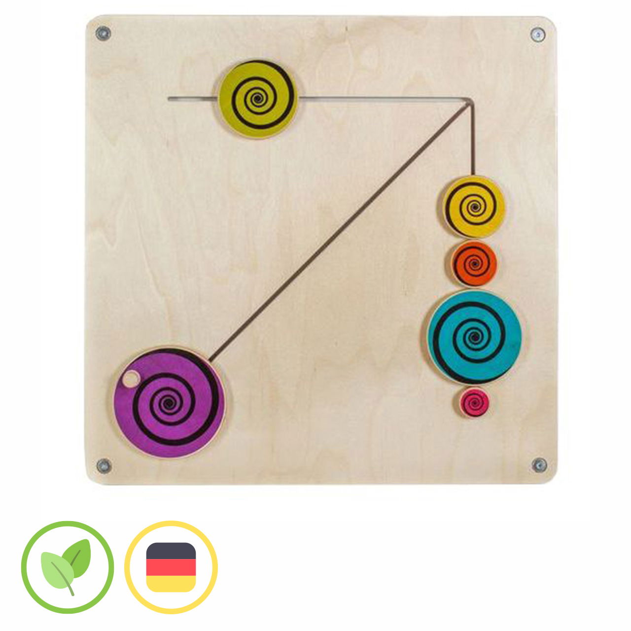 Wandspiel Scheibendrehmaschine