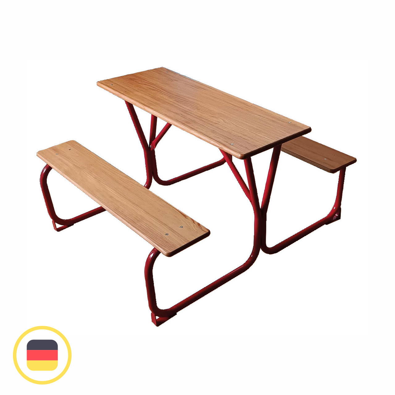 Kinder-Picknick-Garnitur, mit Kippschutz, Kiefernholz