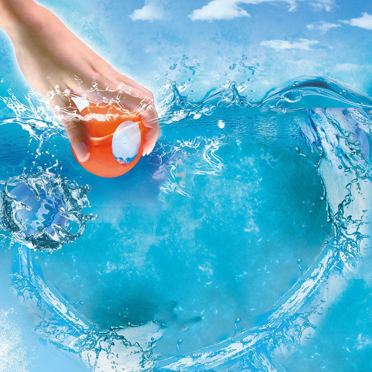 Wasserbomben 3er-Pack im Netz