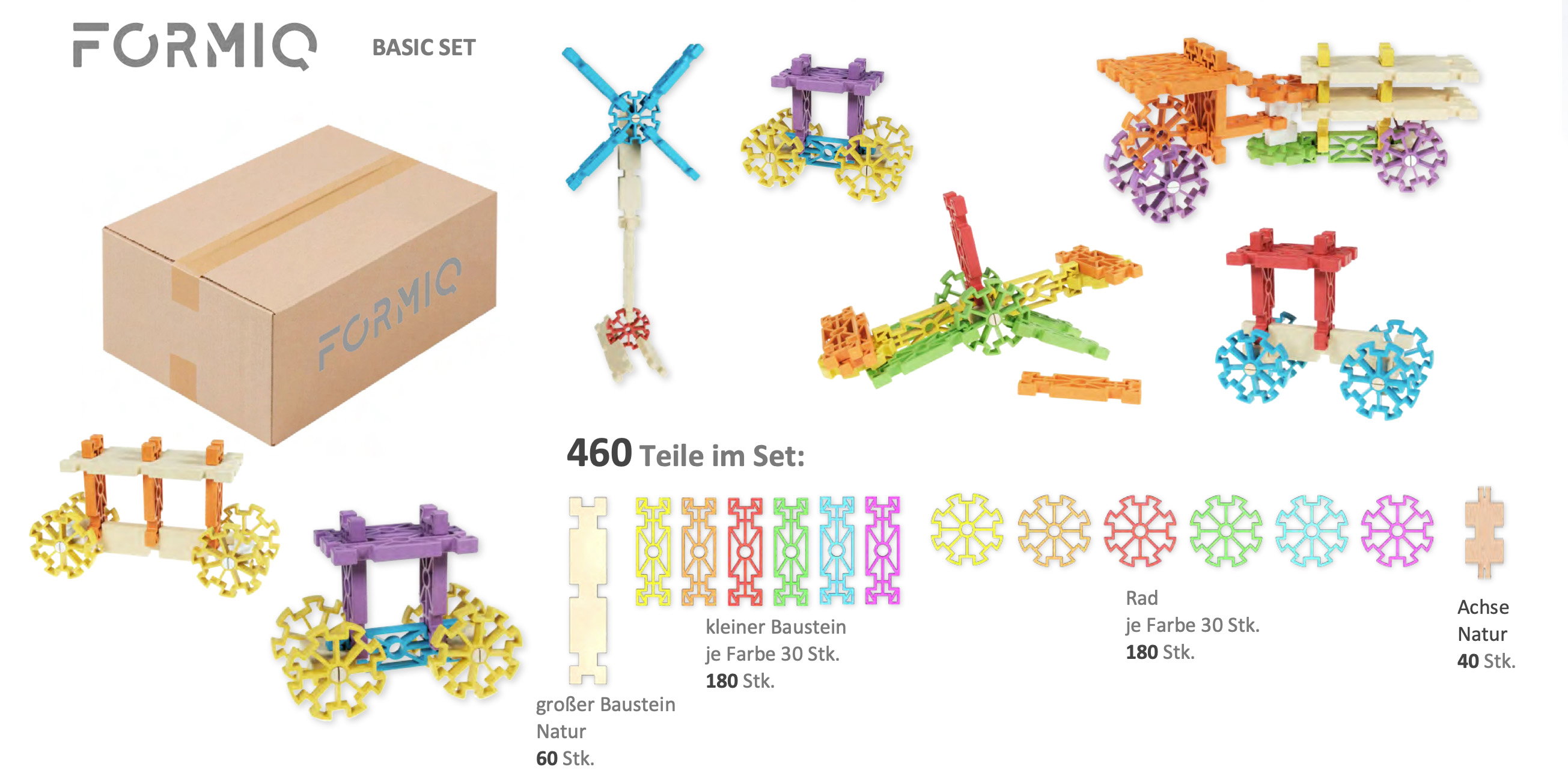 Formiq Kindergarten-Set, 460 tlg.