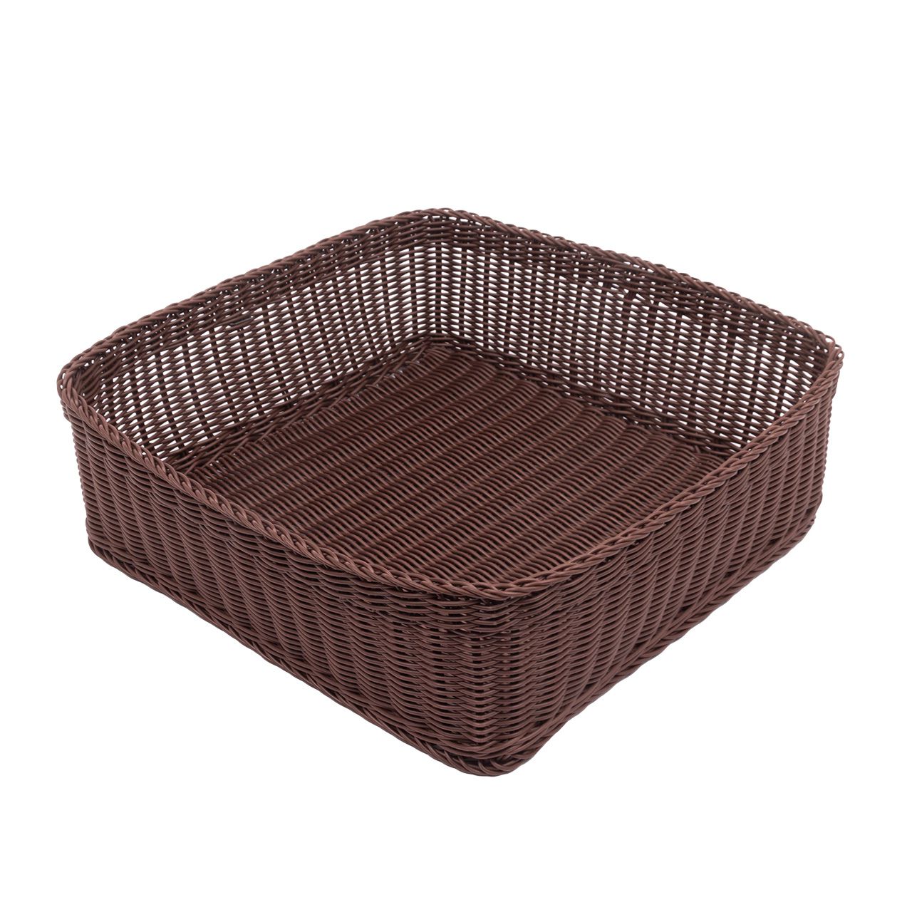 Flechtkorb 500er, quadratisch, braun