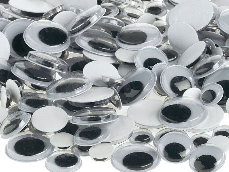 Wackelaugenset selbstklebend 250 Pack