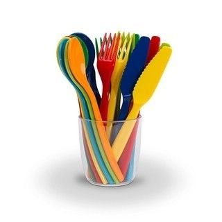 (PC) Besteck 3-tlg., Farbe frei wählbar: