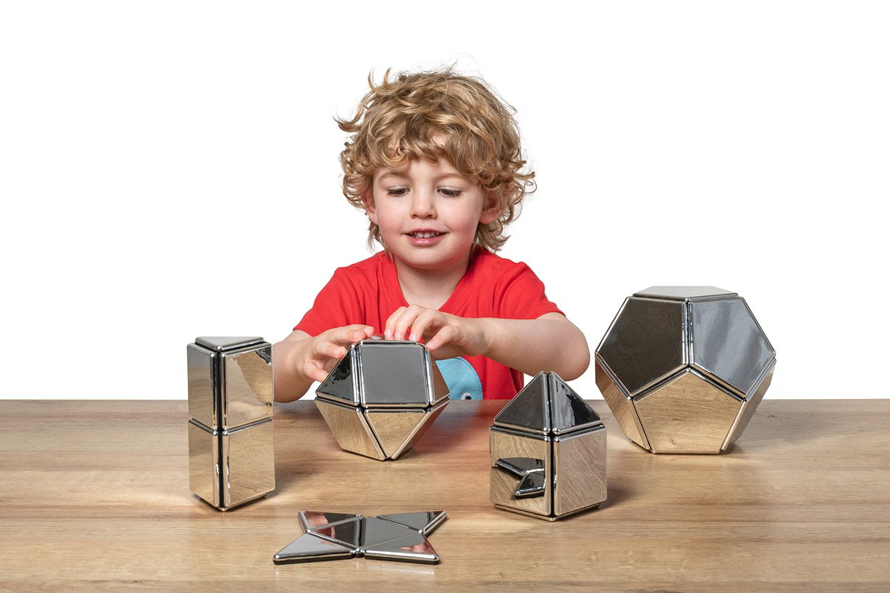 Magnetic Polydron Set I, 48-tlg.