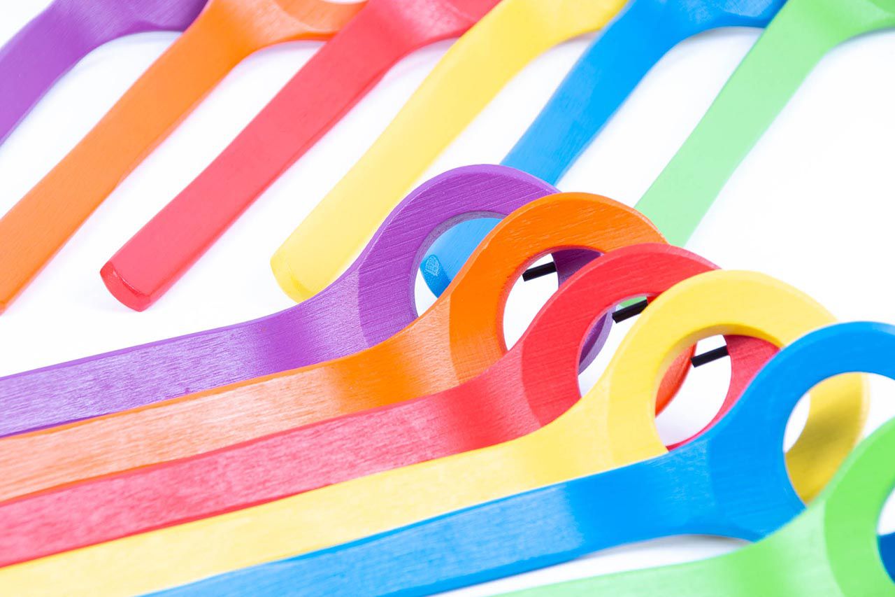 Löffel, bunt, 12er-Pack