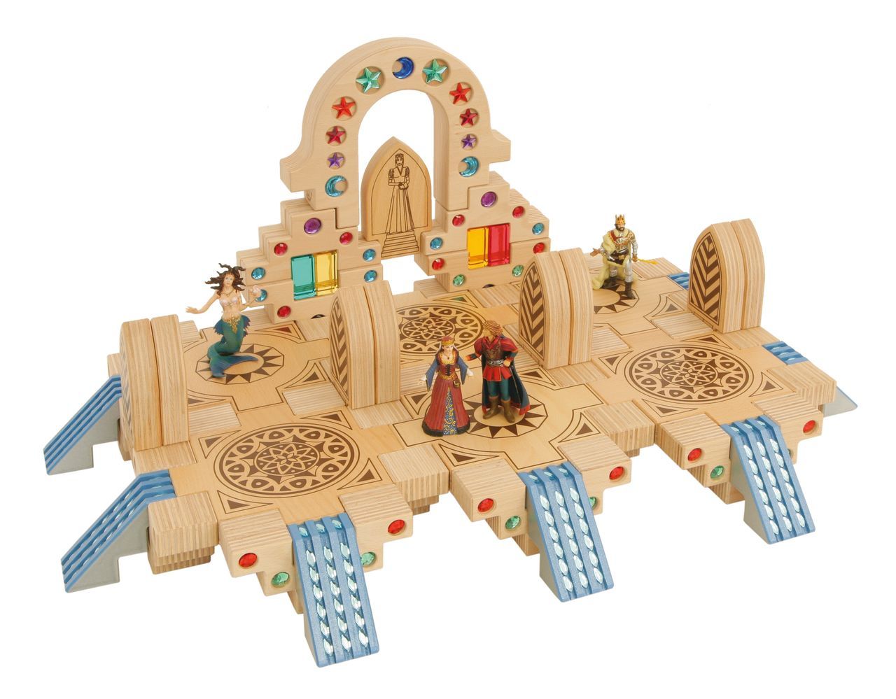 Akropolis Set mit Holzkiste 24 tlg.