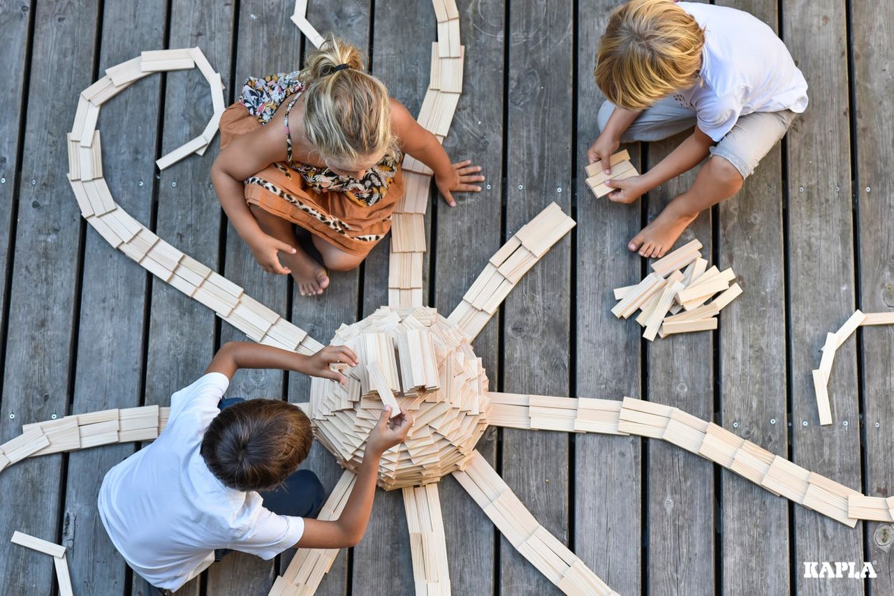 Kapla Baukasten 1.000-tlg. in der Holzbox