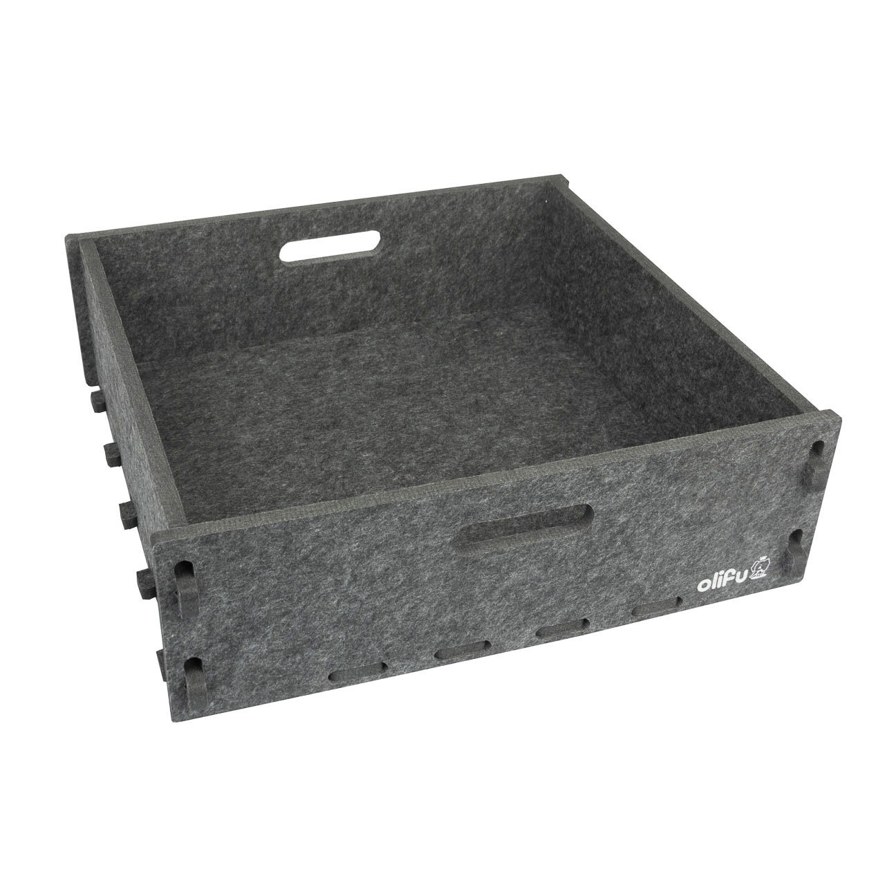olifu Akustik Aufräumbox, mittel, anthrazit