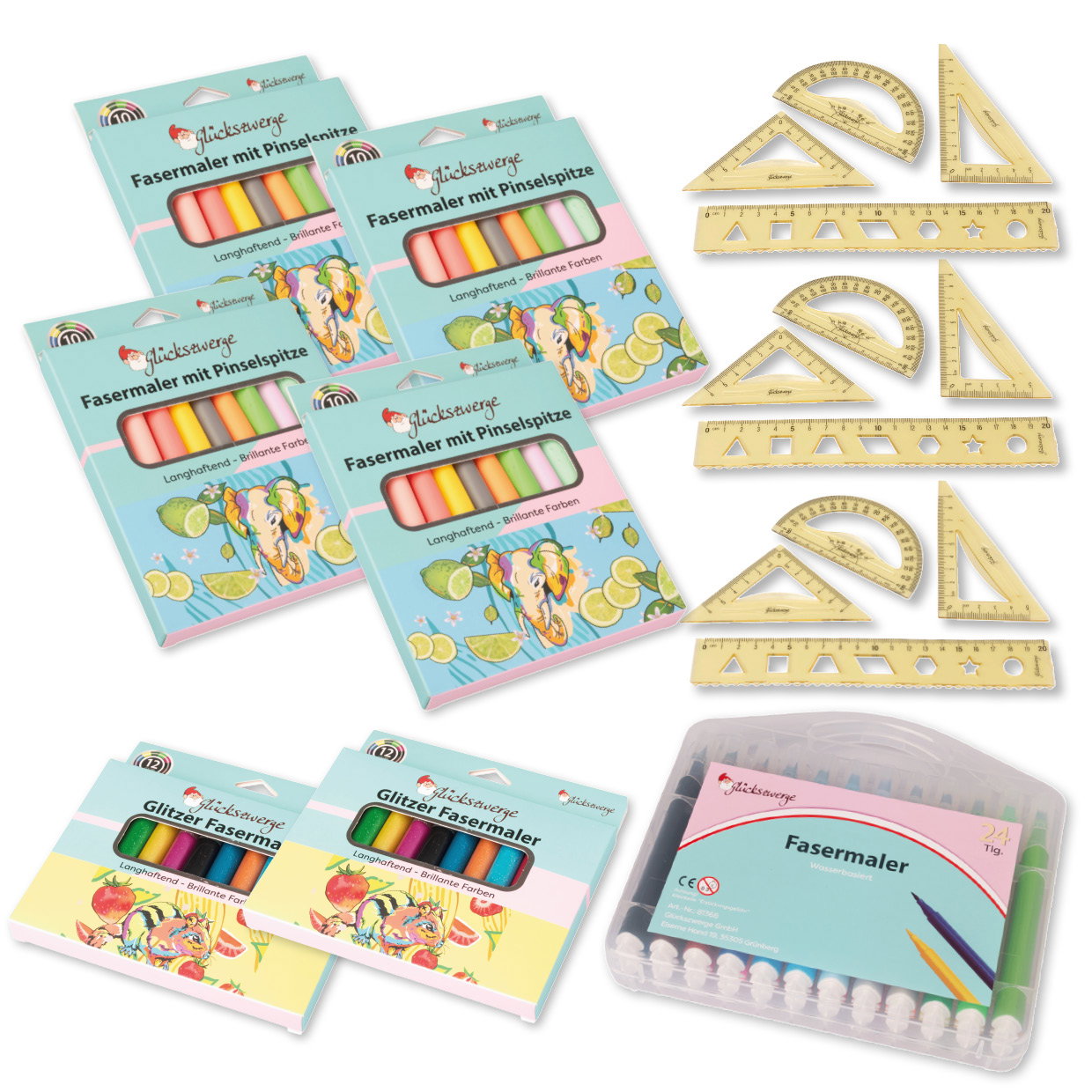 Fasermaler Kreativ-Set