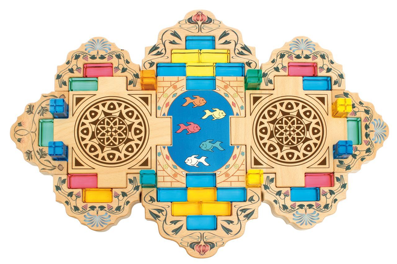 Barock Kuppel Set mit Holzkiste 8 tlg.