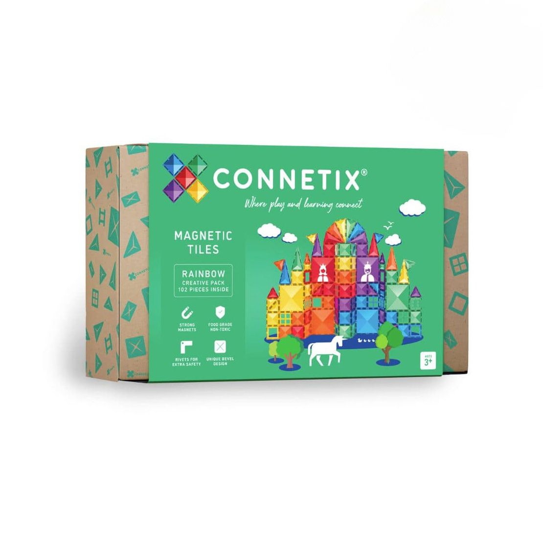 Connetix Creative 102er-Pack, Rainbow