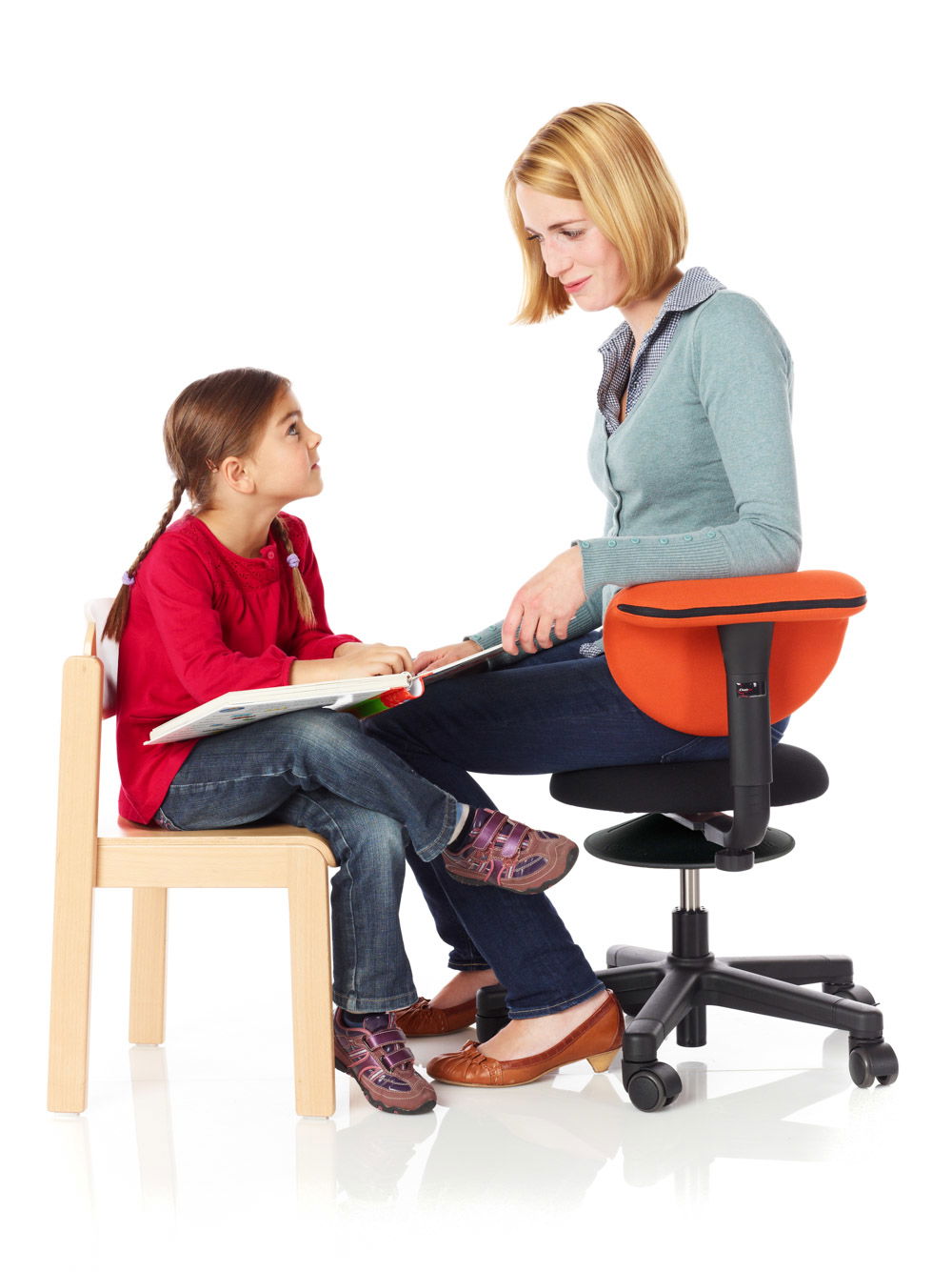 Chairgo smoover Maxi, Sitzfläche 42 cm, Sitz höhenverst. 35-44 cm, Rückenlehne verstellbar