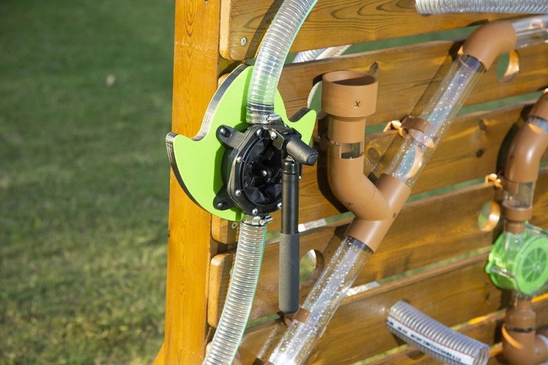 Outdoor Wasserwand mit Zubehör