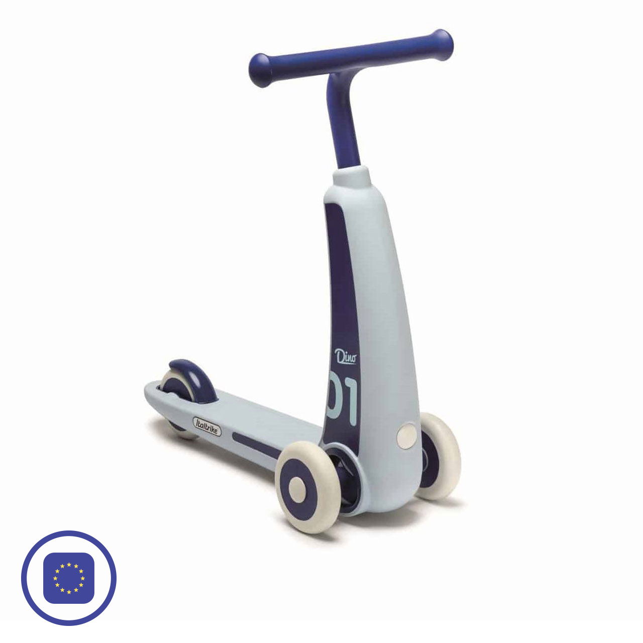 Italtrike Dino, Kleinkind-Roller, hellblau