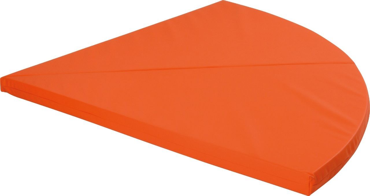 Bodenpolster Viertelkreis klappbar 160 cm x 8 cm