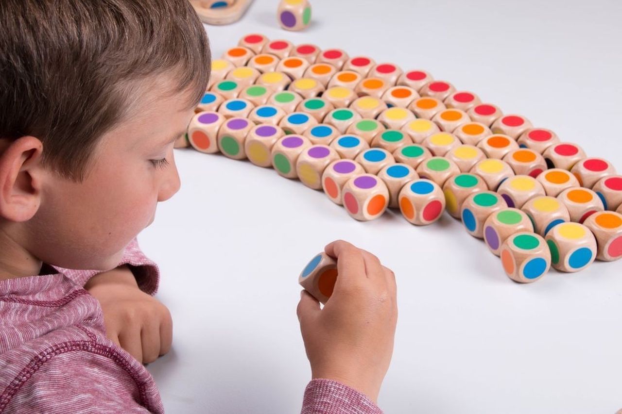 Würfel-Set, 4 versch., 200er-Pack