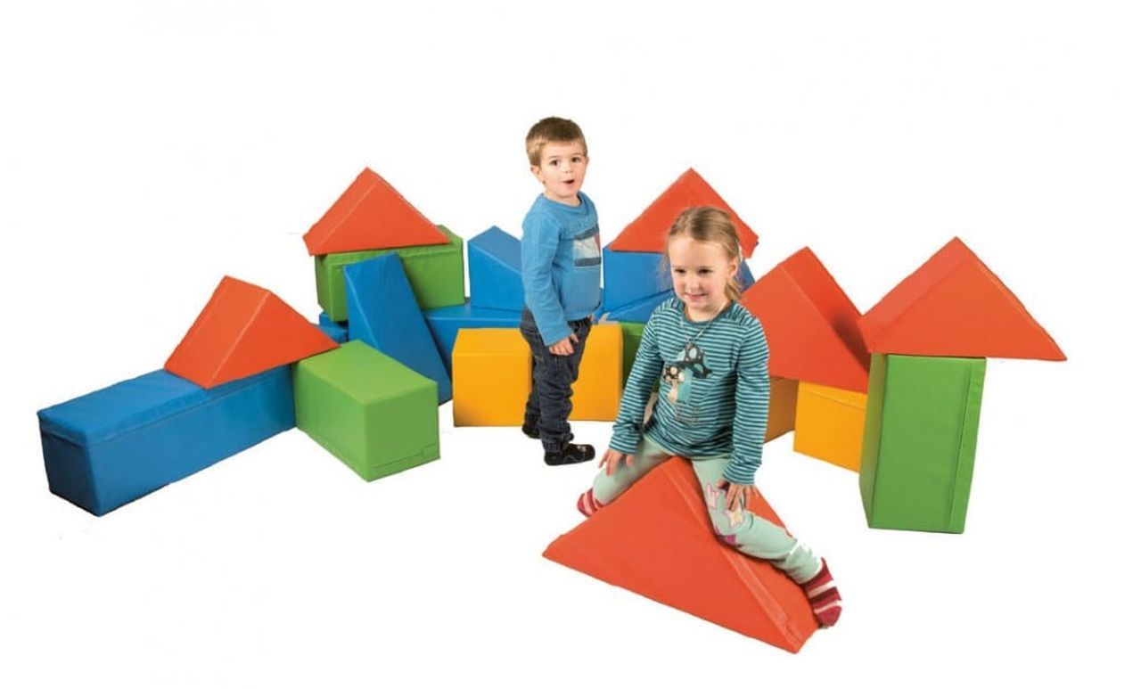 20 tlg Bausteineset MEDI auf Rollwagen inkl. Bezug