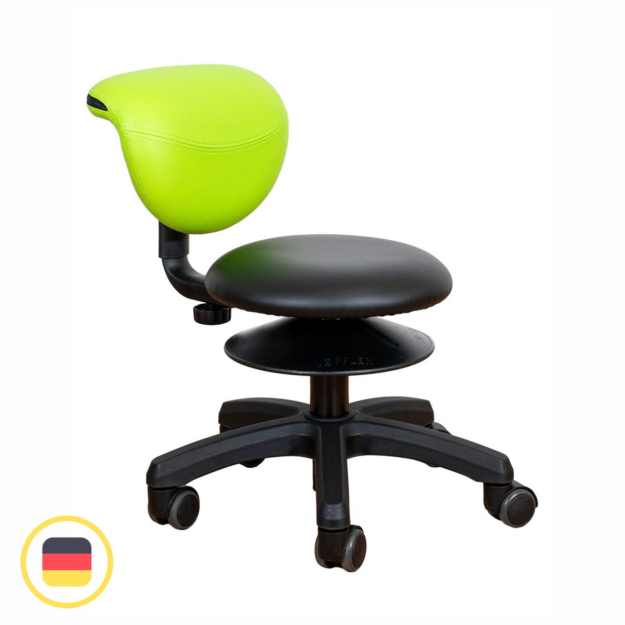 Chairgo smoover Mini, Sitzfläche 32 cm, Sitz höhenverst. 32-38 cm, Rückenlehne verstellbar