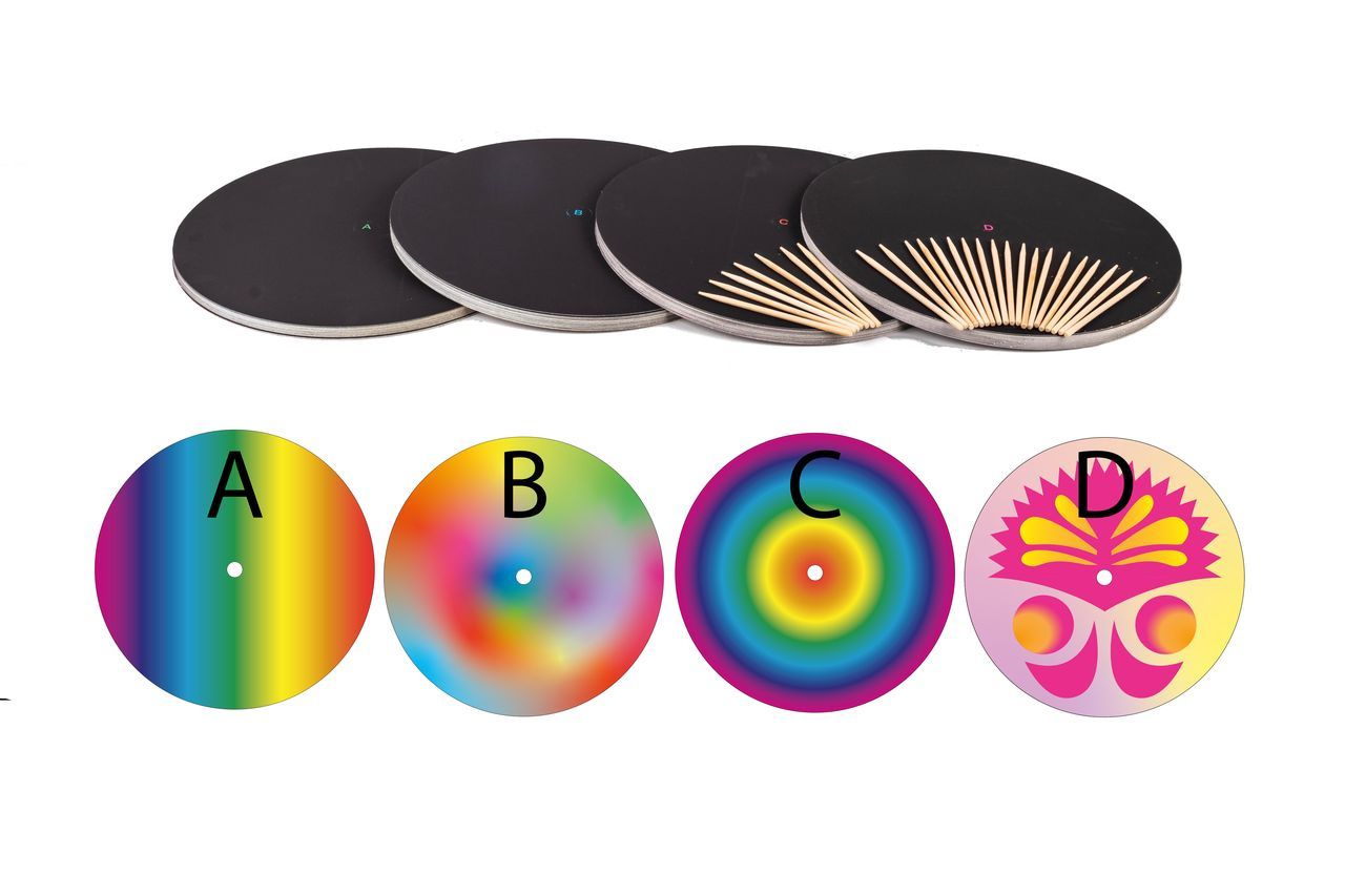 olifu creative Magic-Scheibe, 4 versch.,100er-Pack