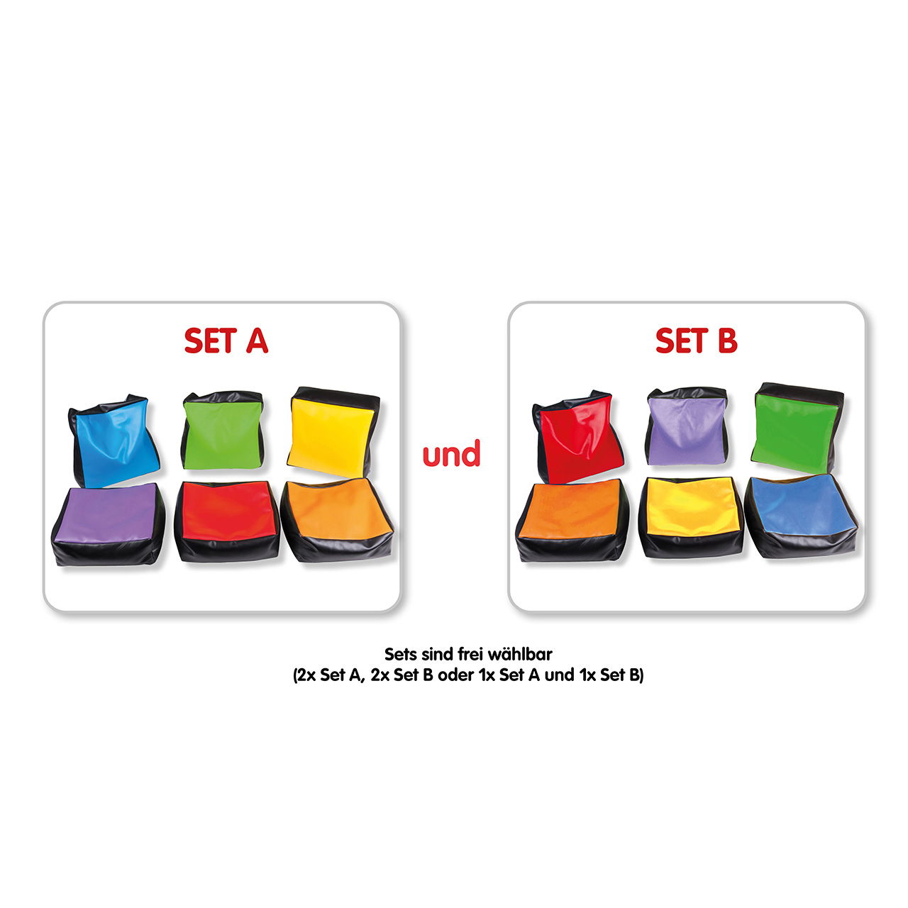 Wahrnehmungskissen, Einsteiger-Set