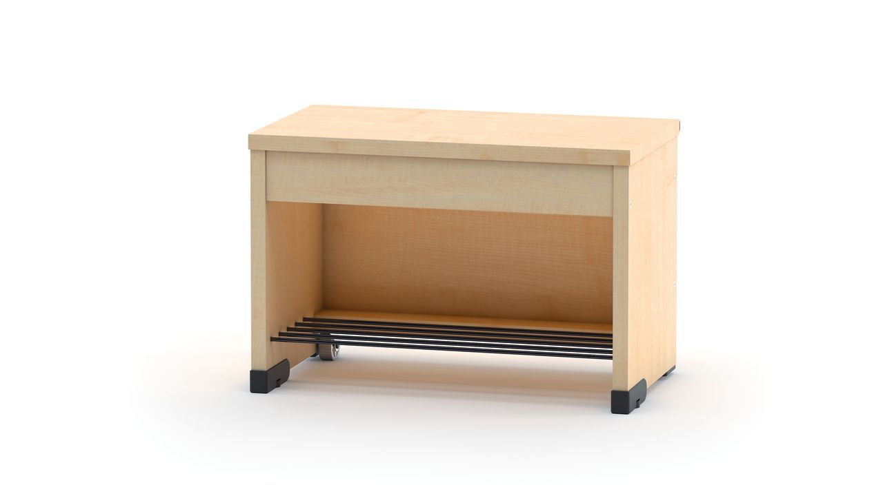 Garderobensch. 2er mit Türen u. Sitzbank 31cm (SE)