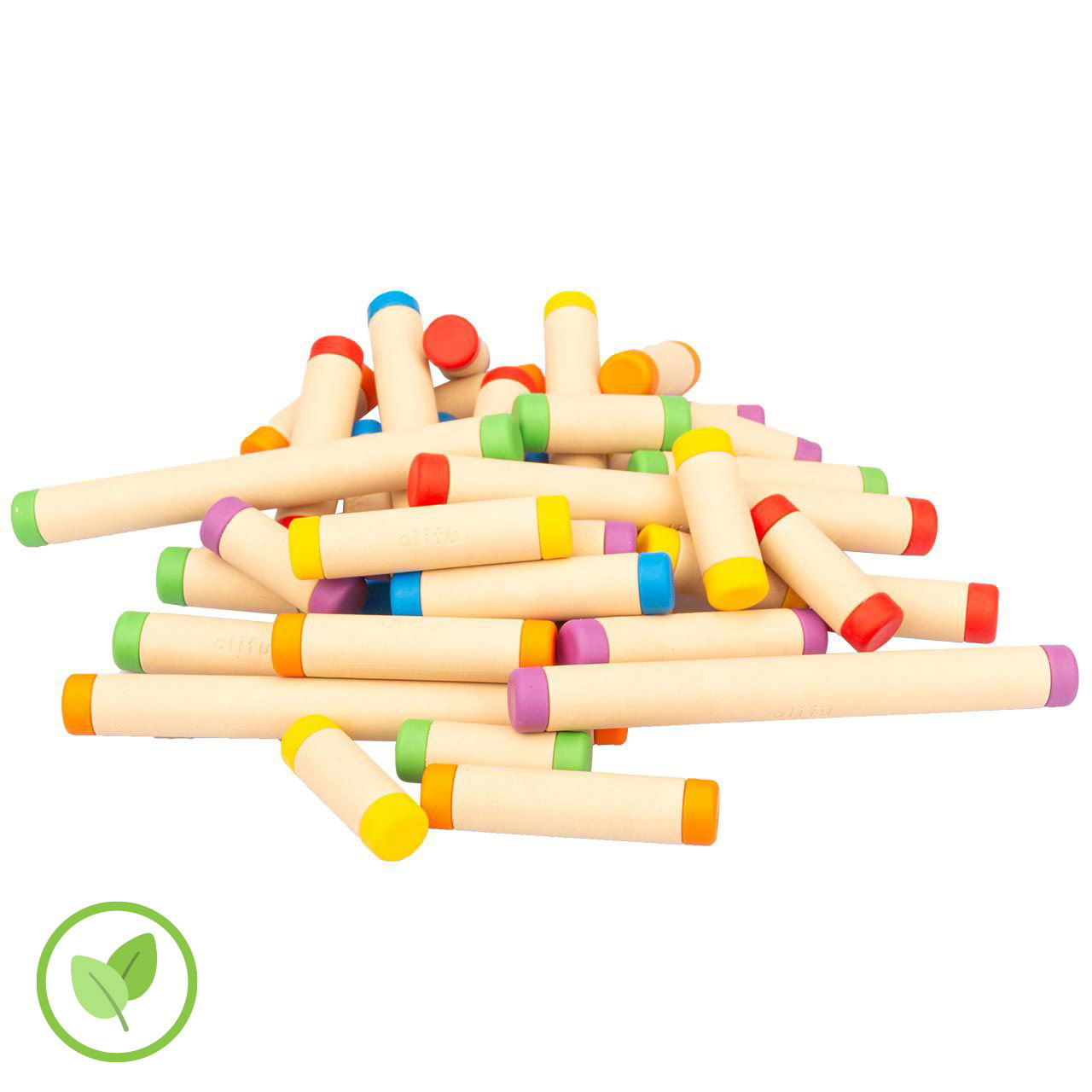 KuKo Stäbe, 3 versch., einfarbig, 36er-Pack, in 6