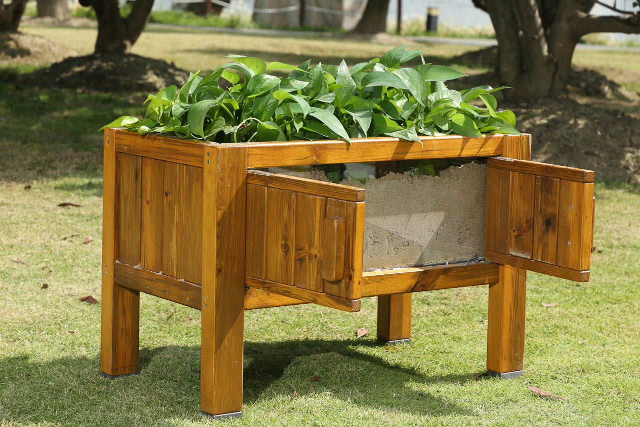 Outdoor - Pflanzkasten mit Wurzelfenster